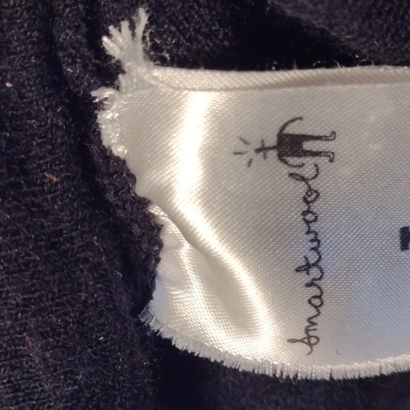 Smartwool Two Pair, Small Brown and Black Footed Patterned Tights - Picture 6 of 8